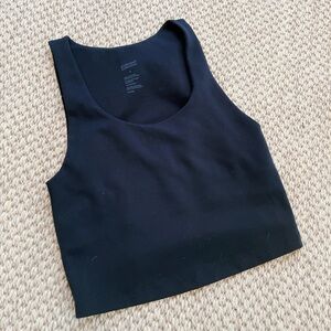 Girlfriend Collective Black Crop Top